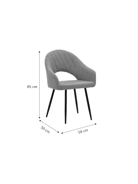 Macie Stühle Speisesaal Brown antique-black 1Stück 58x50x85cm