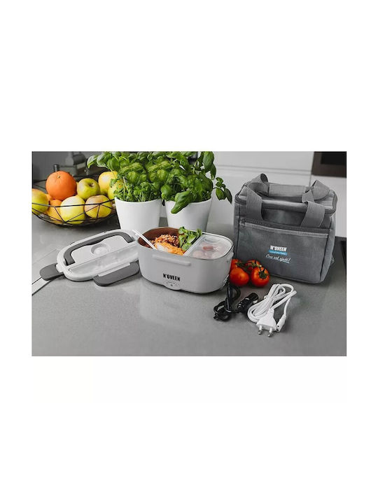 N'Oveen Inox Electric Lunch Box Gray 23x23cm