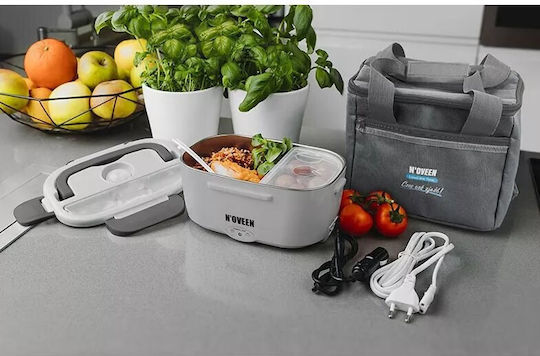 N'Oveen Inox Electric Lunch Box Gray 23x23cm