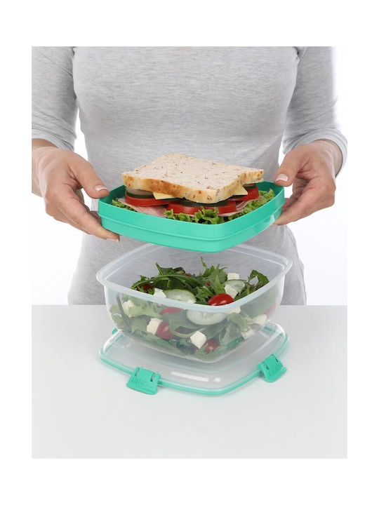 Sistema Plastic Lunch Box To Go SIS Mint 1630ml