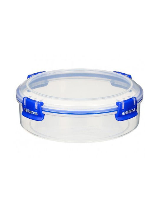 Sistema Klip It Plus Cutie pentru Mâncare Plastic Albastru Potrivit pentru Cuptor cu Microunde 640ml 1buc