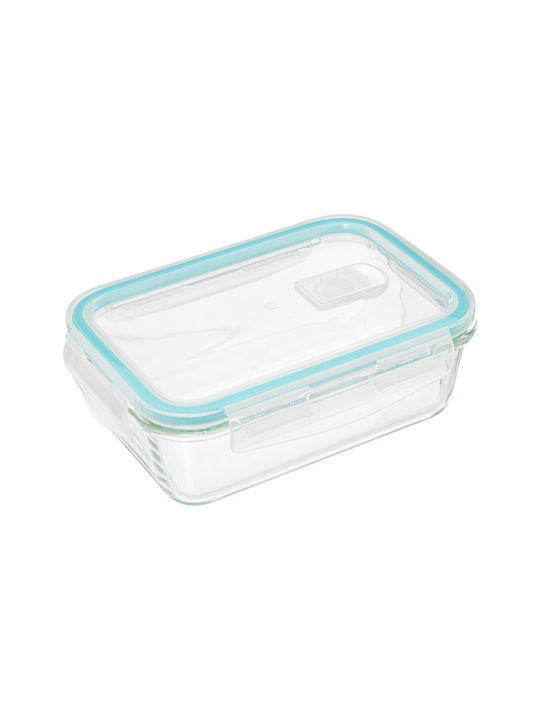 5Five Rect Lunch Box Glass Green 800ml 1pcs