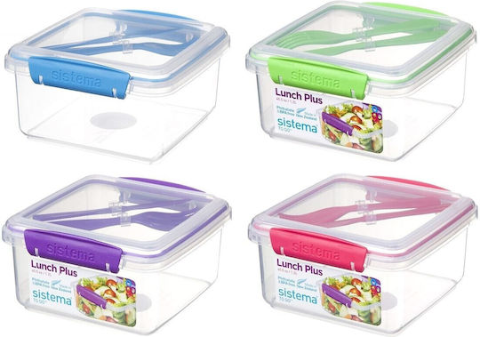 Sistema Lunch Plus Πλαστικό Μωβ 1.2lt