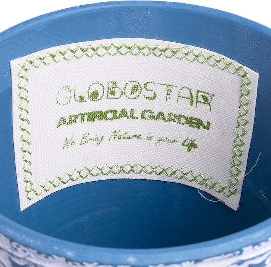 GloboStar Casablanca Planter Ceramic White 14x14x13cm.
