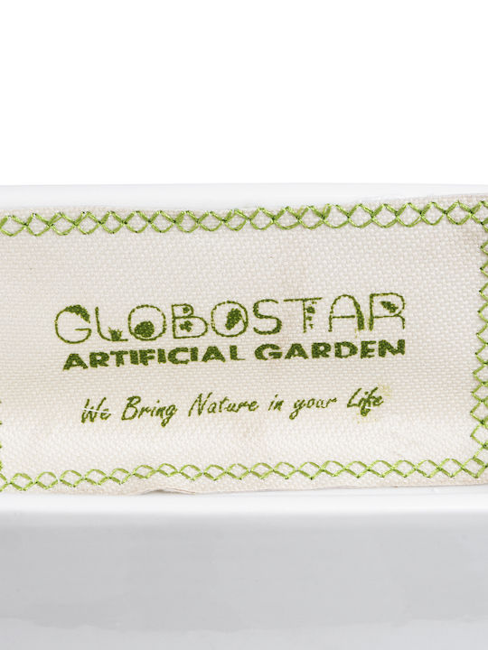 GloboStar Hanging Planter Ceramic White 18x10x18cm.