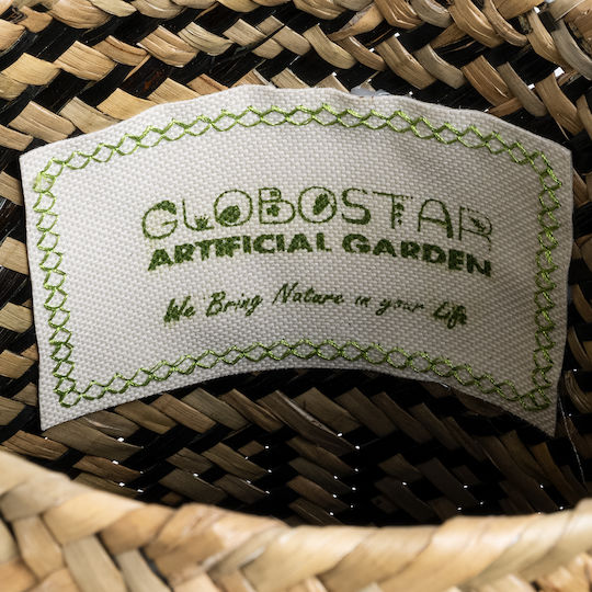 GloboStar Κασπώ Rattan Καφέ 18x18x22εκ.
