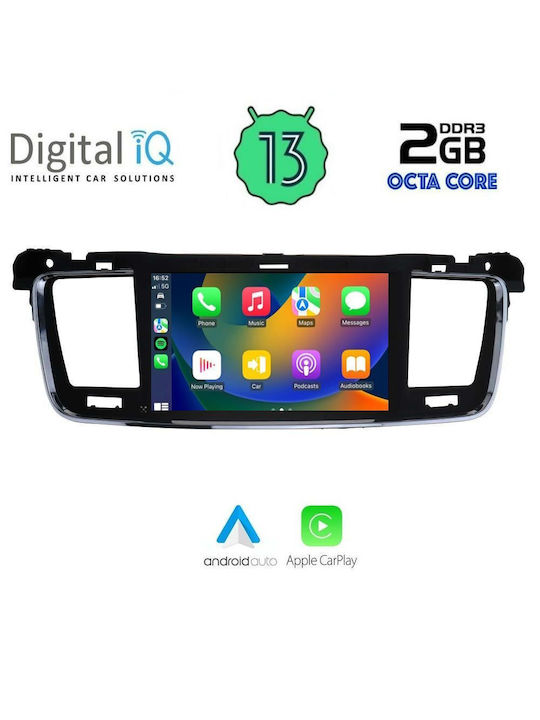 Digital IQ Ηχοσύστημα Αυτοκινήτου για Peugeot 508 2010-2015 (Bluetooth/USB/WiFi/GPS/Apple-Carplay/Android-Auto) με Οθόνη Αφής 7"