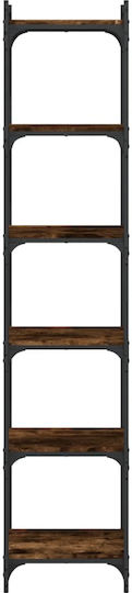 Βιβλιοθήκη Καπνιστή Δρυς 40x30x188εκ.