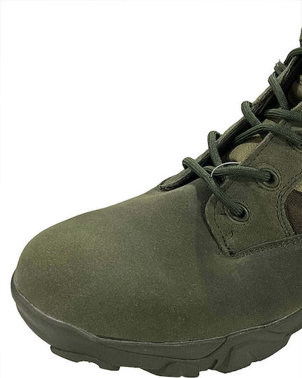 Ustyle Militärische Stiefel aus Mesh Khaki Y-28