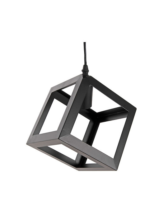 HomeMarkt Pendant Light Black with Socket E27 23cm