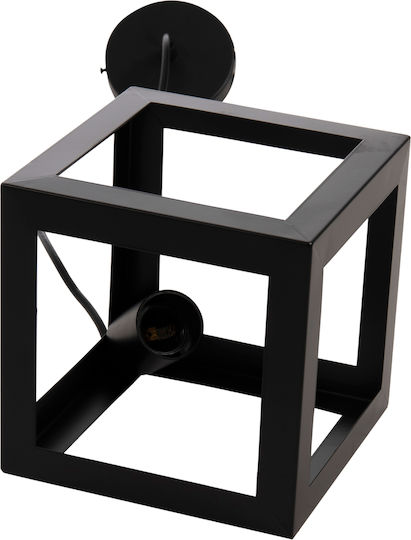 HomeMarkt Black Pendant Light with E27 Socket 16x16x132cm