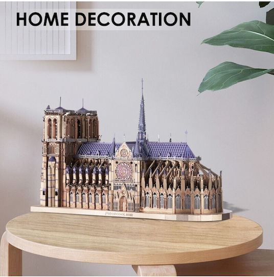 Piececool Jucărie de Construcție din Metal Notre-dame De Paris pentru Copii 14++ Ani