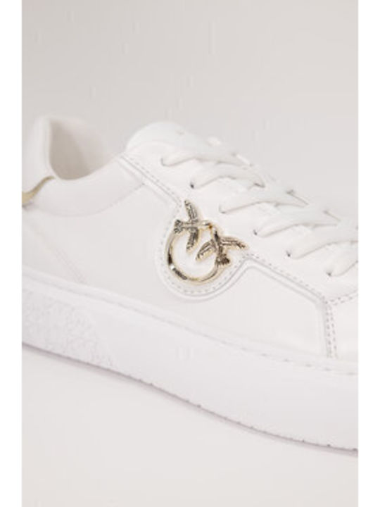 Yoko 01 Γυναικεία Flatforms Sneakers Λευκά