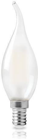 Fos me Λάμπα LED 6W για Ντουί E14 και Σχήμα C35 Θερμό Λευκό 540lm