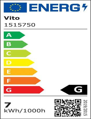 Vito LED Bulb 6.5W 82mm for Socket E14 and Shape G45 Natural White 533lm