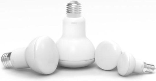 Elvhx Λάμπα LED 5.4W 99mm για Ντουί E27 και Σχήμα R63 Θερμό Λευκό 600lm