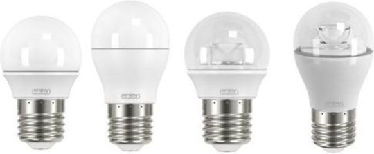 Elvhx LED Bulb 5.5W 80mm for Socket E27 and Shape P45 Natural White 490lm