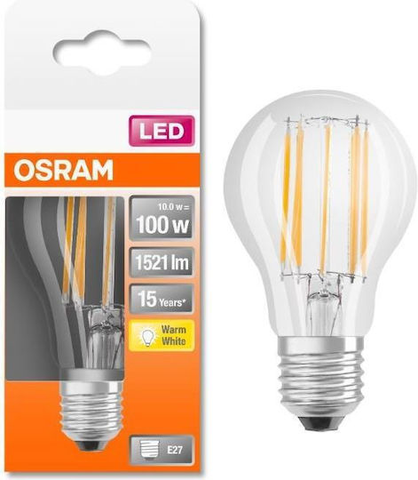 Ledvance Λάμπα LED 11W 105mm για Ντουί E27 Θερμό Λευκό 1521lm