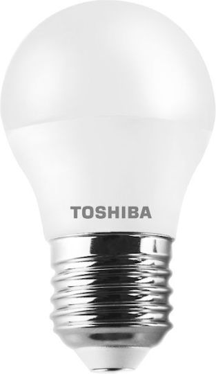 Toshiba LED Bulb 4.7W for Socket E27 and Shape G45 Natural White 470lm