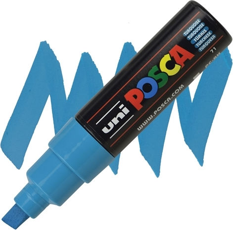 Posca Marker Permanent 8mm Turcoaz 71 Pc-8k
