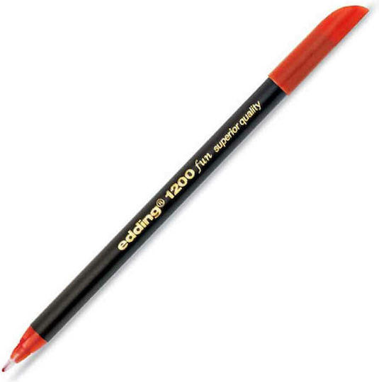 Edding 1200 Μαρκαδόρος Σχεδίου Κόκκινος 1mm
