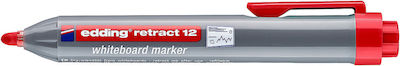 Edding Retract 12 Whiteboard Marker 3mm Red