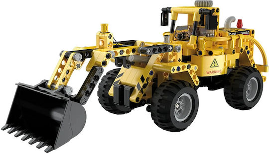 CaDA Bricks Blocuri Wheel Loader + Wheel Bulldozer pentru 8+ ani Ani 693buc