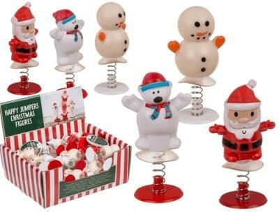 Out of the Blue Christmas Figure Snowman Happy Jumpers