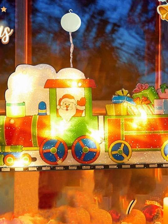 Aigostar Illuminated Christmas Plastic Figure Train Height 25cm