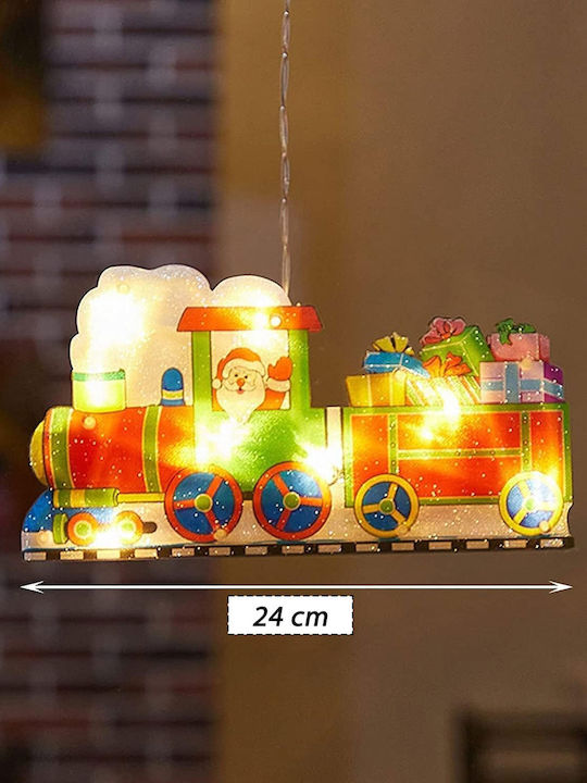 Aigostar Illuminated Christmas Plastic Figure Train Height 25cm