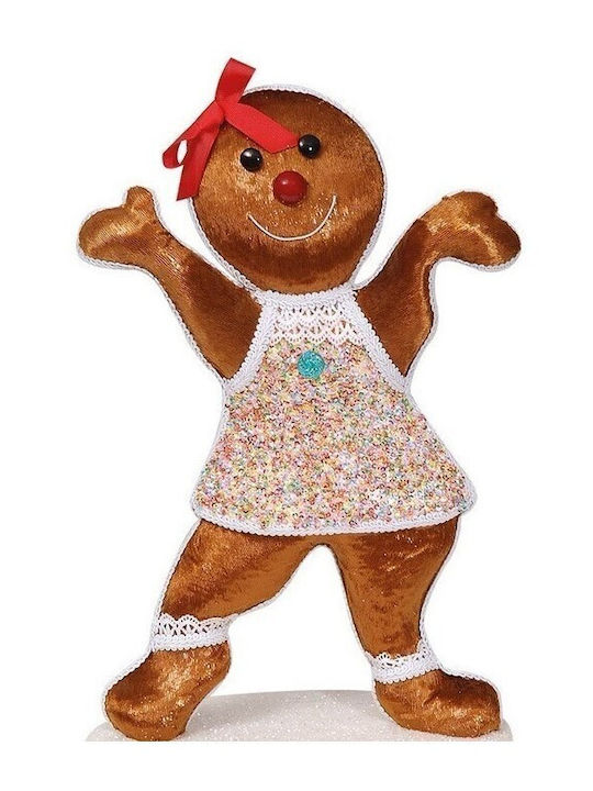 Lianos Christmas Figure Candy Brown Height 42cm Marshmallow