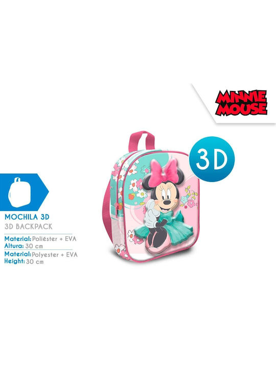 Disney Minnie School Bag Backpack Kindergarten in Pink color