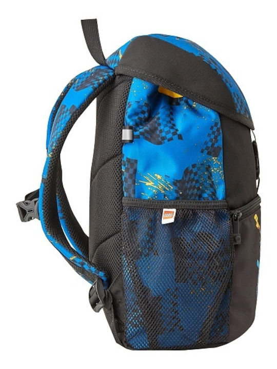 LEGO City Race School Bag Backpack Elementary, Elementary Blue with Water Bottle Holder 13Liters