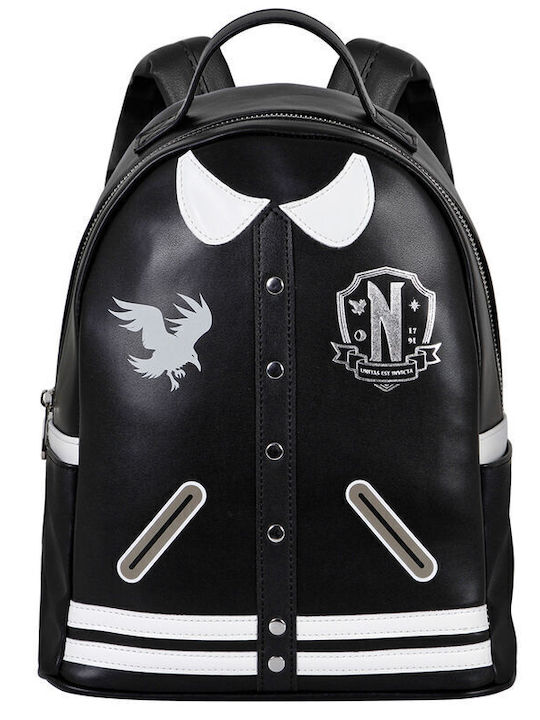 Karactermania Schulranzen Rucksack Junior High-High School in Schwarz Farbe 23Es