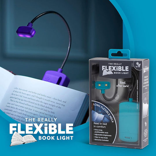 IF The Really Flexible Book Light Φωτάκι Βιβλίου LED με Κλιπ Μωβ