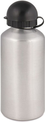 Koupakoupa I Love Ballet Kids Water Bottle Thermos Aluminium with Straw Silver 500ml