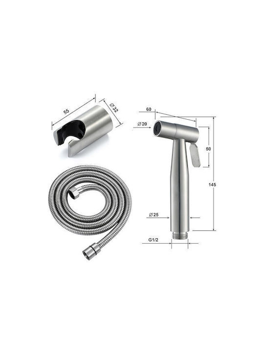 Acquanet Wall Mounted Bidet Set Bronze
