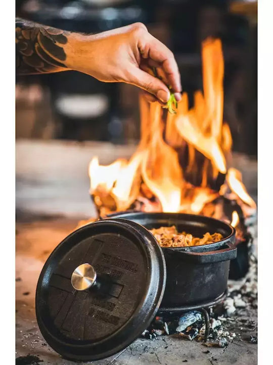 The Windmill Dutch Oven Round Cast Iron 23.5x21cm 1pcs