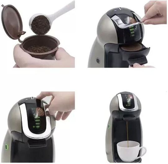Refillable Capsules Compatible with Machine Dolce Gusto 6caps,tobolek