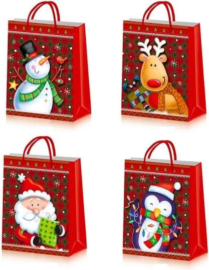 I-Total Paper Christmas Gift Bag for Gift 30x12x42cm Various Designs