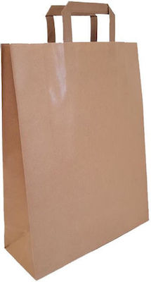 Plastona Paper Bag for Gift Brown 32cm.