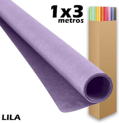 Sadipal Hârtie de împachetat pentru Cadou Lila 100x300cm.