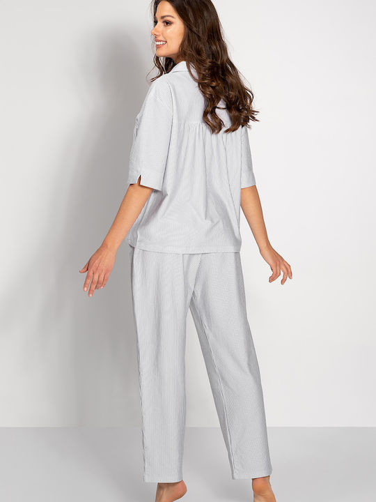 Momenti Per Me Set Winter Women's Pajamas Gray