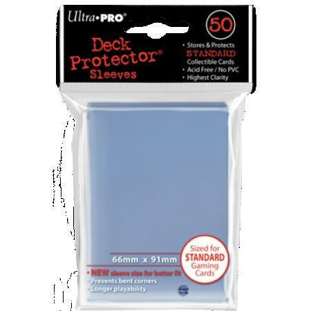 Ultra Pro Ръкави за Карти Deck Protector Стандартен Размер 50 Броя Прозрачни
