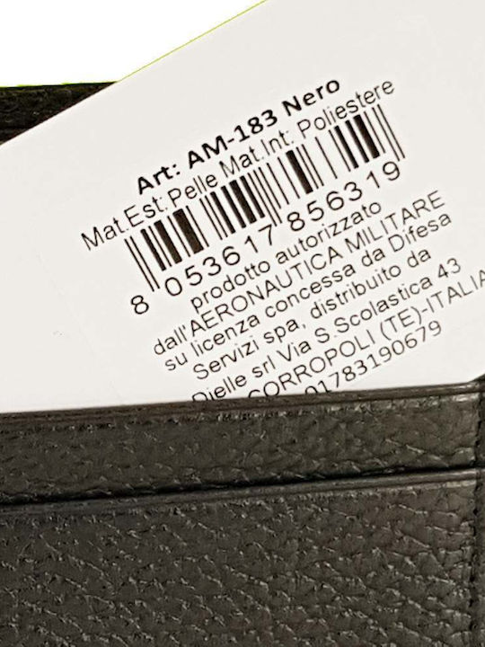Δερμάτινο Ανδρικό Πορτοφόλι με RFID Μαύρο