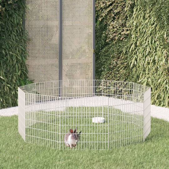 vidaXL Клетка за гризачи 54x60x60см