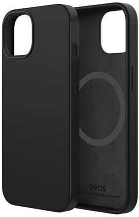 QDOS Back Cover Σιλικόνης Μαύρο (iPhone 13 Pro)