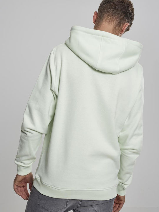 Urban Classics Men's Sweatshirt with Hood and Pockets Mint