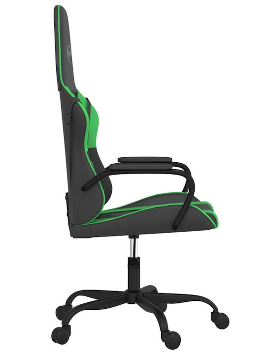 vidaXL 3143778 Καρέκλα Gaming Δερματίνης Μαύρη
