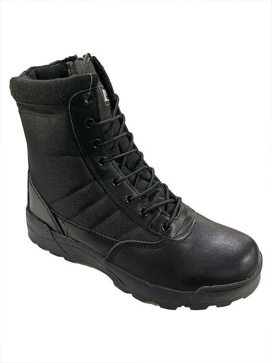 Ustyle Men's Military Waterproof Boots Black